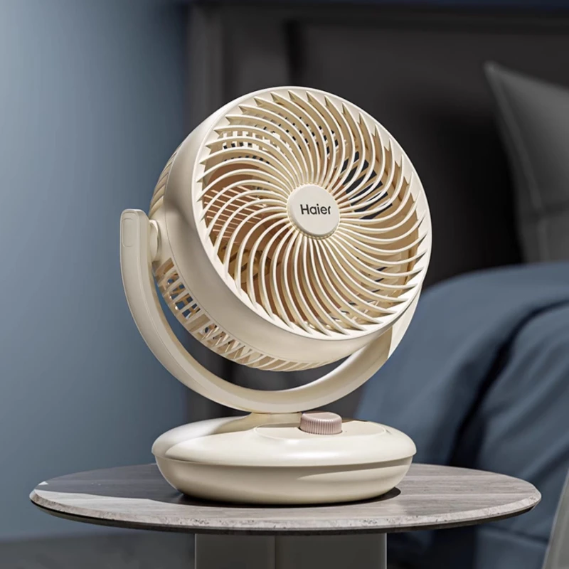 Quiet Air Circulator Fan Timed Electric Fan 3D Airflow AC Companion Desk and Wall Mountable Multi-Speed Adjustable