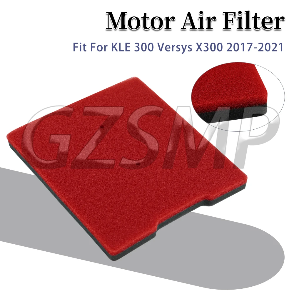 

Motorcycle High Flow Air Intake Filter Sponge fit For KAWASAKI KLE300 Versys-X 300 VersysX300 2017-2021
