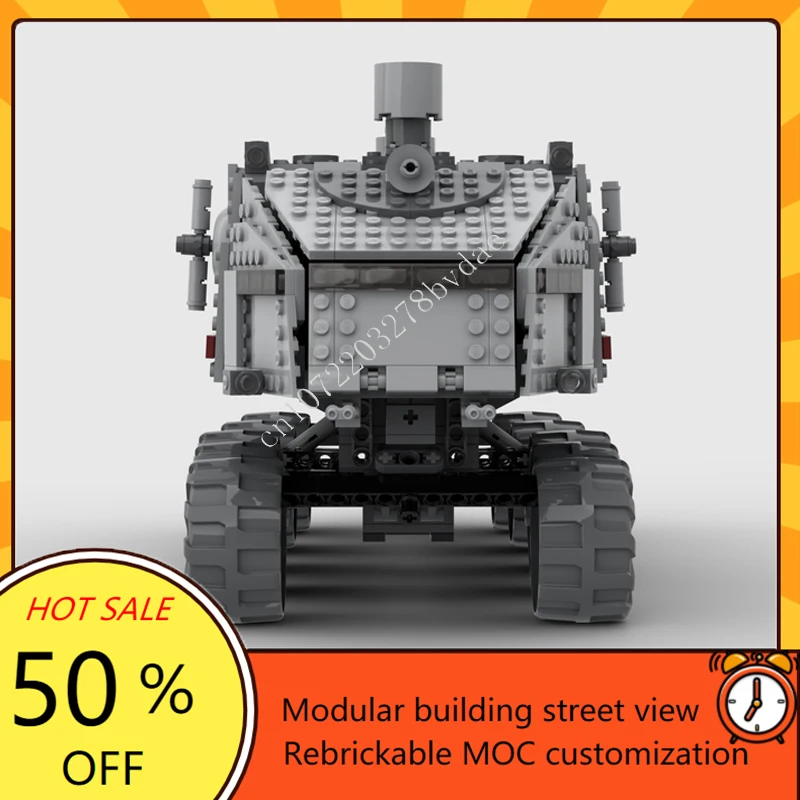 949PCS MOC WW2 Military Military Series Big Turbo Tank / HAVw A6 Juggernaut Destroyer Armored Car Custom Puzzle DIY Toys Gift