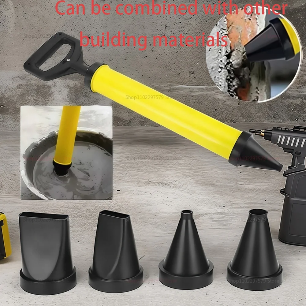 قضيب السد بندقية مع 4 فوهات أدوات يدوية الحشو بندقية الاسمنت الجير مضخة الحشو هاون البخاخ الجص ملء أدوات