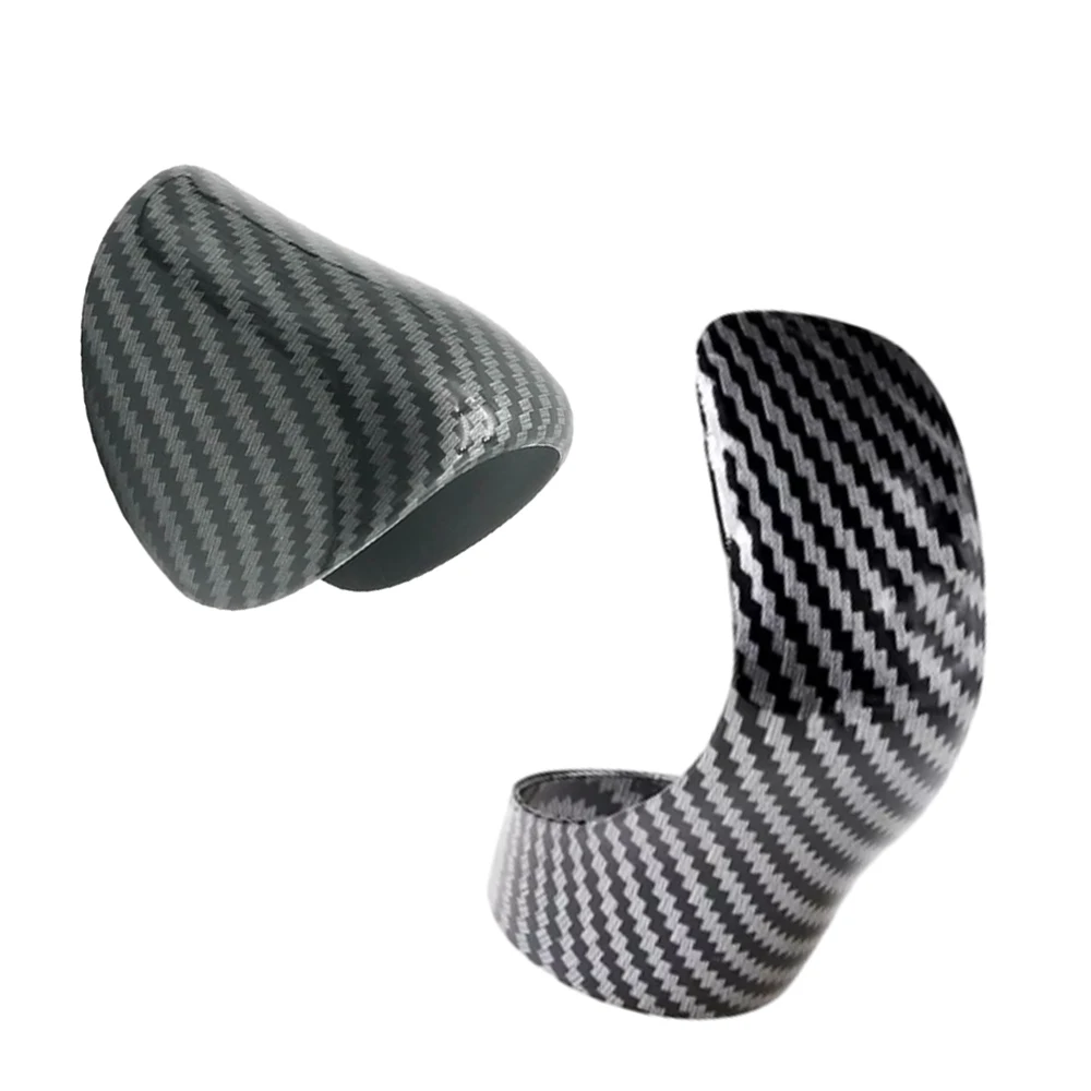 

1 Pc For Lexus ES ES300h ES350 2015 2016 2017 2018 Carbon Fiber Look Finish Rear/Front Car Gear Shift Knob Cover Trim