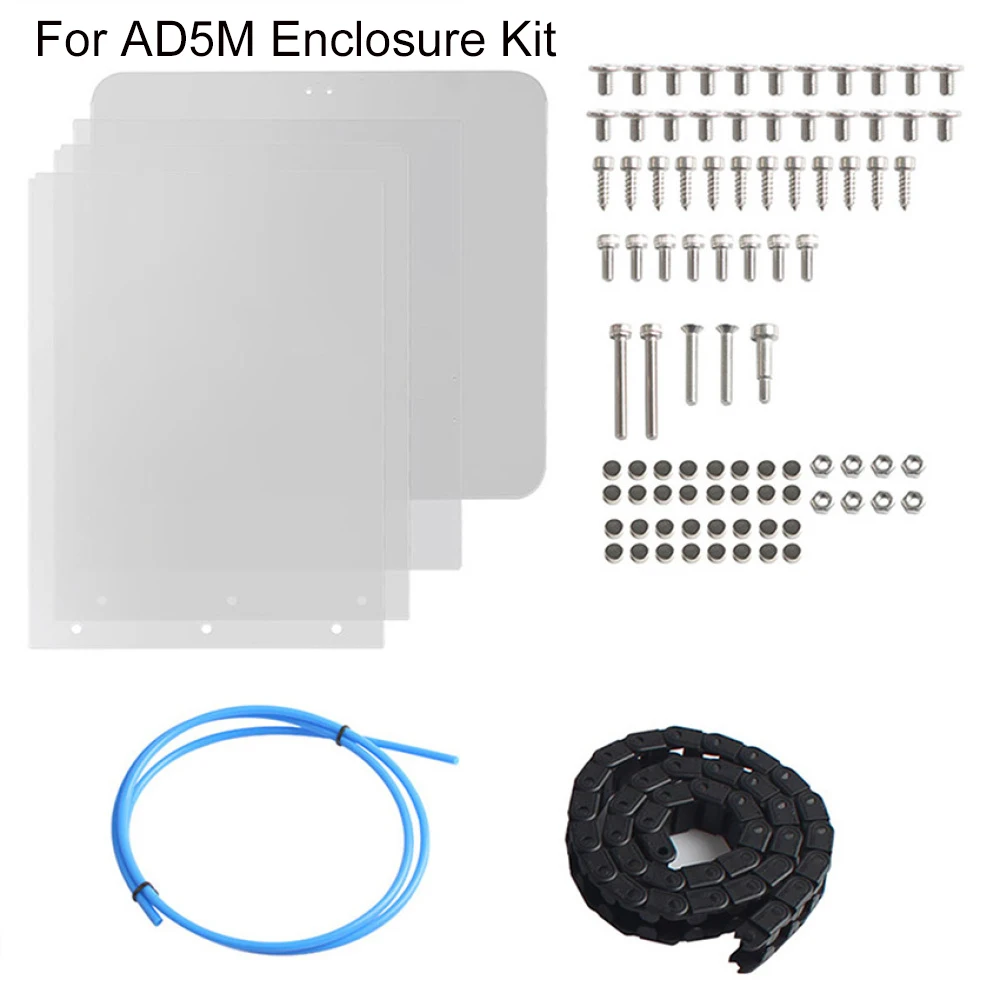 

For Flashforge Enclosure Panel Kit With Acrylic Board for Adventurer 5M 3D Printer Parts Kit Accessories