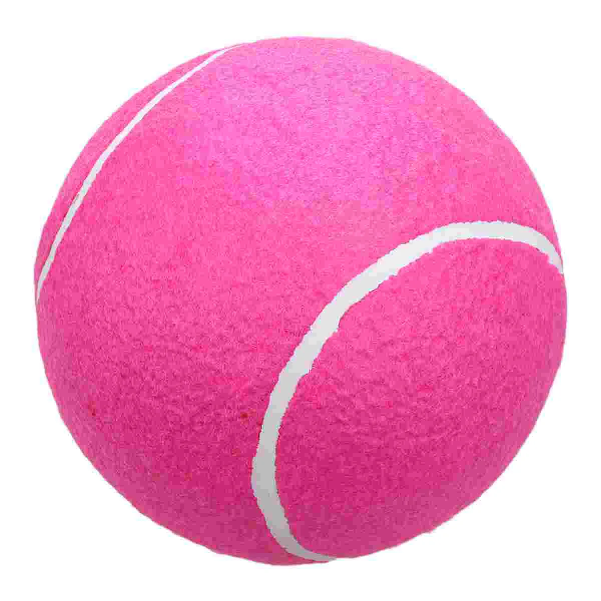 Pelota de franela inflable de 20cm para niños, pelota de tenis de gran firma, pelota de tenis para deportes al aire libre, 1 ud.