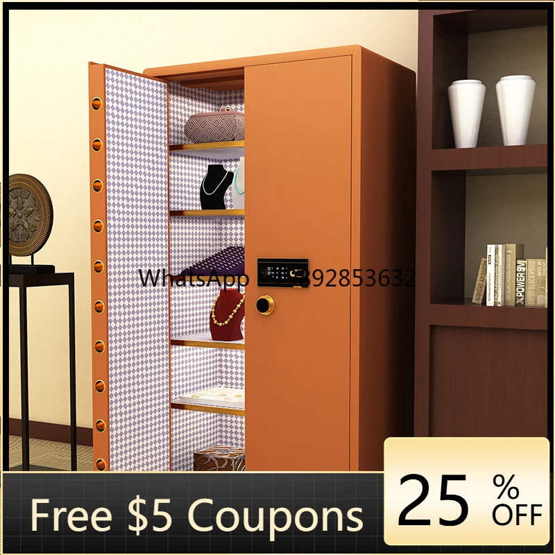 YFY Fingerprint Password Cabinet Large Capacity Household Safe All-Steel Anti-Theft Office File Cabinet