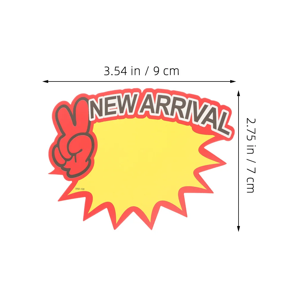 200 peças etiquetas de preço em branco cartão branco papel loja de varejo supermercado venda sinais para comércio frutas vegetais preços tag papel