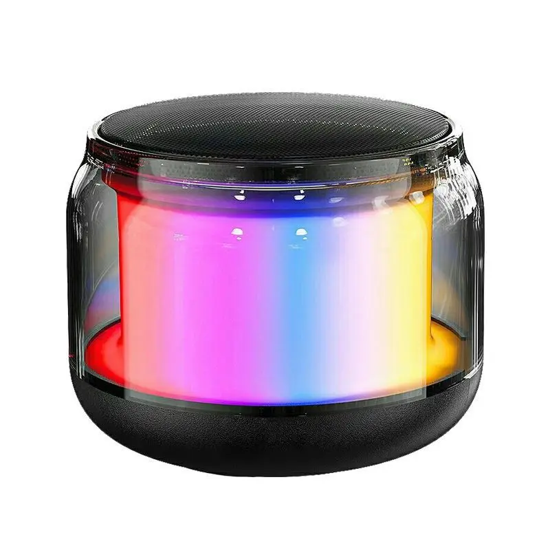 Transparente Lichter Bluetooth Audio Desktop Mini kleines Audio drahtloses Auto großvolumiger Subwoofer