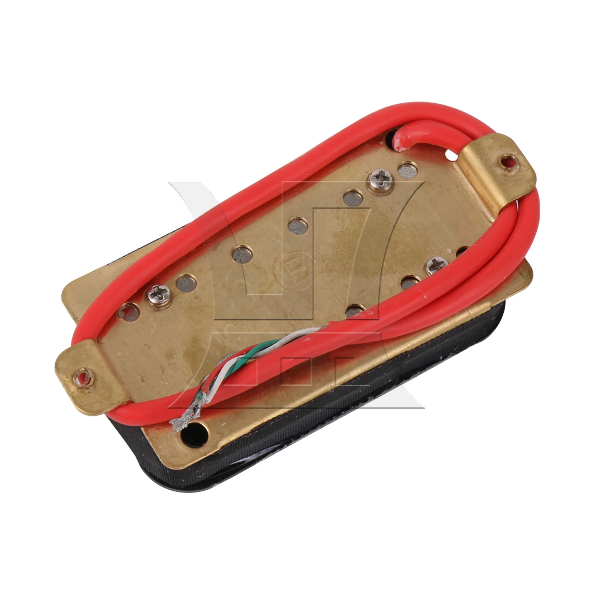 

Yibuy 1pc Electric Guitar Double Coil Board Pickup Black Red Wire for Noise Cancellation