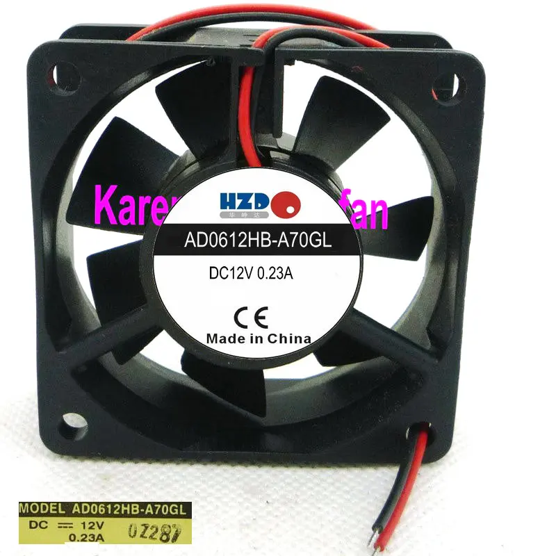 6CM 6025 12V 0.23A AD0612HB-A70GL, AD0612HB-A70, AD0612HB cooling fan Laptop heat skin