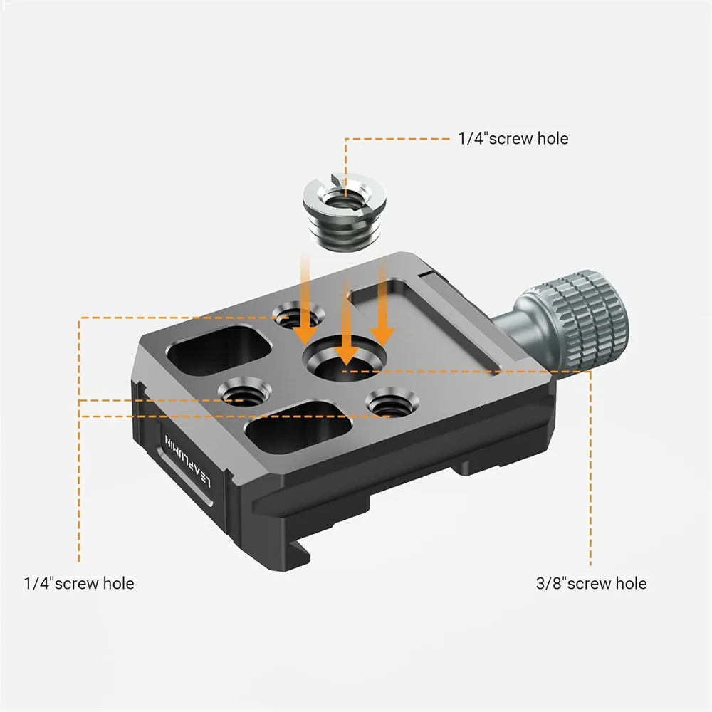 LEAPLIGHT Universal Arca Swiss Type Clamp Quick Release Plate Camera Tripod Base for DSLR Monitor Stabilizers Gimbal Monopod