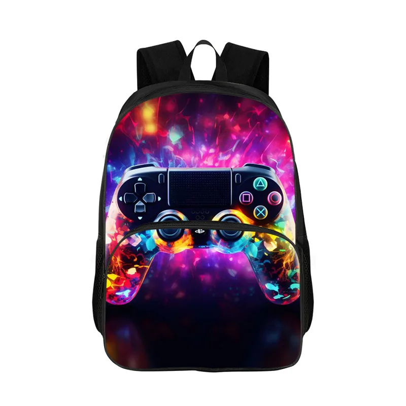 Lightweight Game Controller Backpack Double Layer Thickened School Bag 40cm/15.7inch Backpack Men Woman Computer Backpack