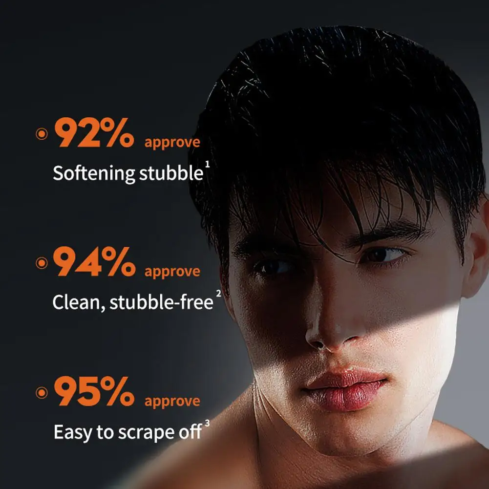 60ML Rasieren Gel Rasieren Glatte Erweichung Bart Wurzeln Reinigt Rasur Creme Rasur Gel Glatte Rasieren Creme Für Männer d4Q4