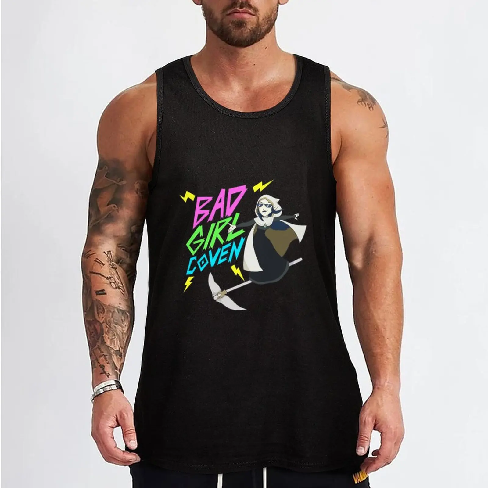 Bad girl coven Lilith Tank Top Men's summer vest Short sleeve gym