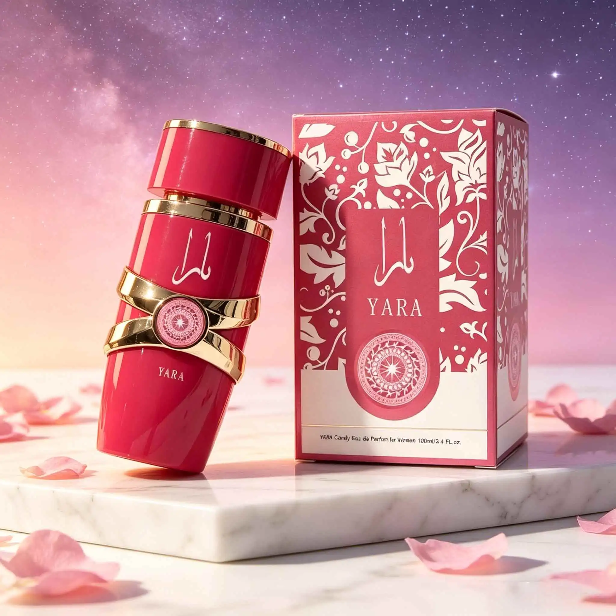 Yara Middle East Perfume, Rose Red Bottle with Delicate Atmosphere, Gentle and Provocative, Suitable for Daily Commuting and Dating view 3