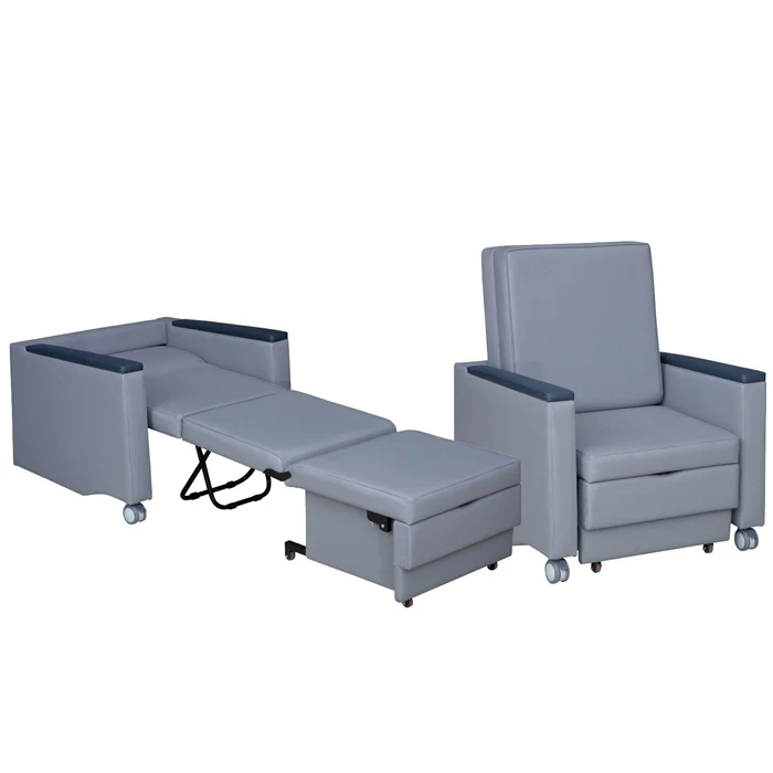 Factory-priced Hospital Sleeper Chairs and Sofas Accompany Chairs With Storage Modern Single Sofa Bed