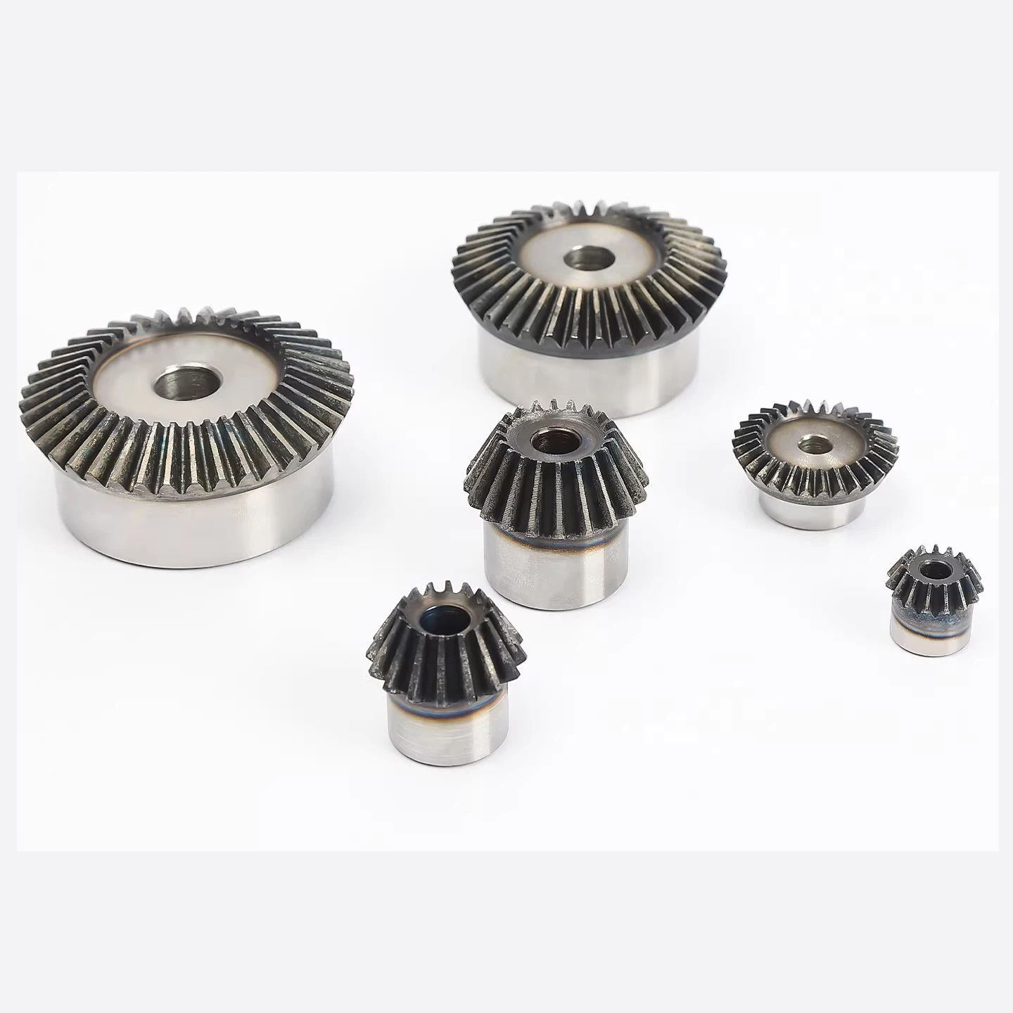 Precision Umbrella Gear 0.8M-3M Large Transmission Ratio 1:1.5-1:8 Multi Speed Ratio Bevel Gear 45 Steel 90 Degree Transmission