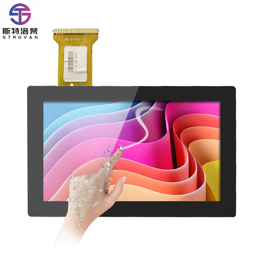 

Outdoor Touch Screen Module IP67 Rugged Sunlight Readable Capacitive Touch Panel Anti-glare Touch Display Module for Industrial