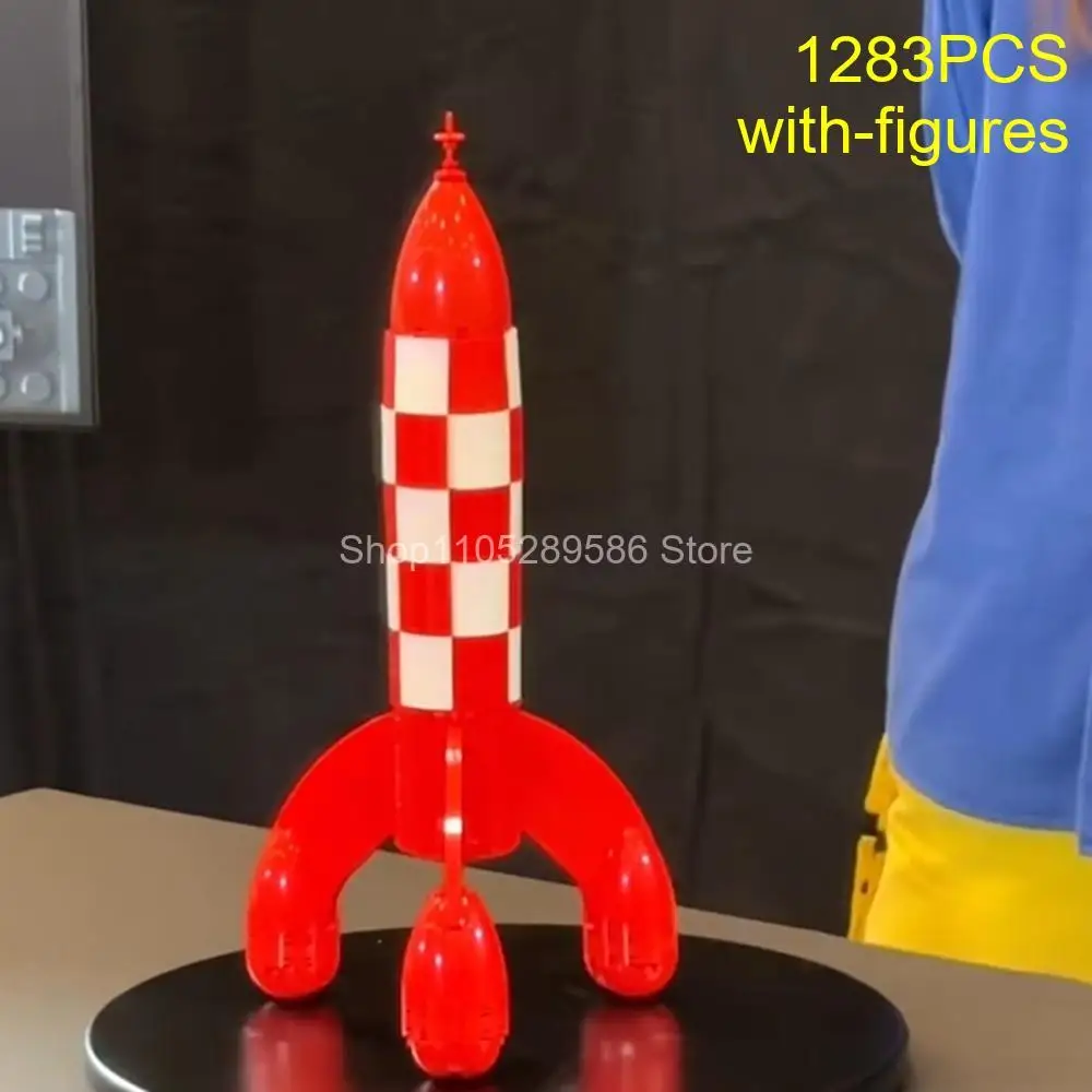 Building Blocks Moon Launch Rocket  Classic Space Movie Scene 1283PCS Technology Kit Collection Display Toys Gift for Adult view 5