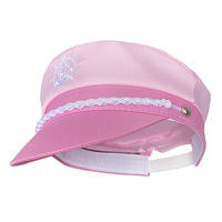 Cross-border pink navy cap flat-top yacht vacation Fengshuiman captain captain hat girl powder foreign trade same model Amazon