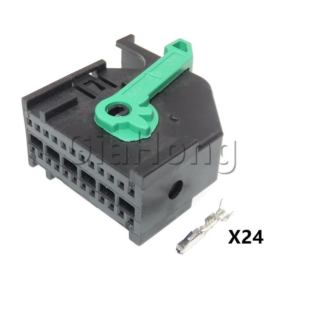 

1 Set 24 Ways 284714-2 Car Adapter 284228-1 AC Assembly Auto Unsealed Connector 284223-2 Automobile Instrument Wire Cable Socket