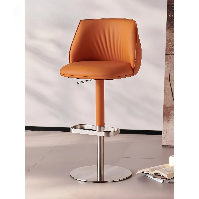 

Modern Simple Bar Chair Stainless Steel Island Chair High Chair