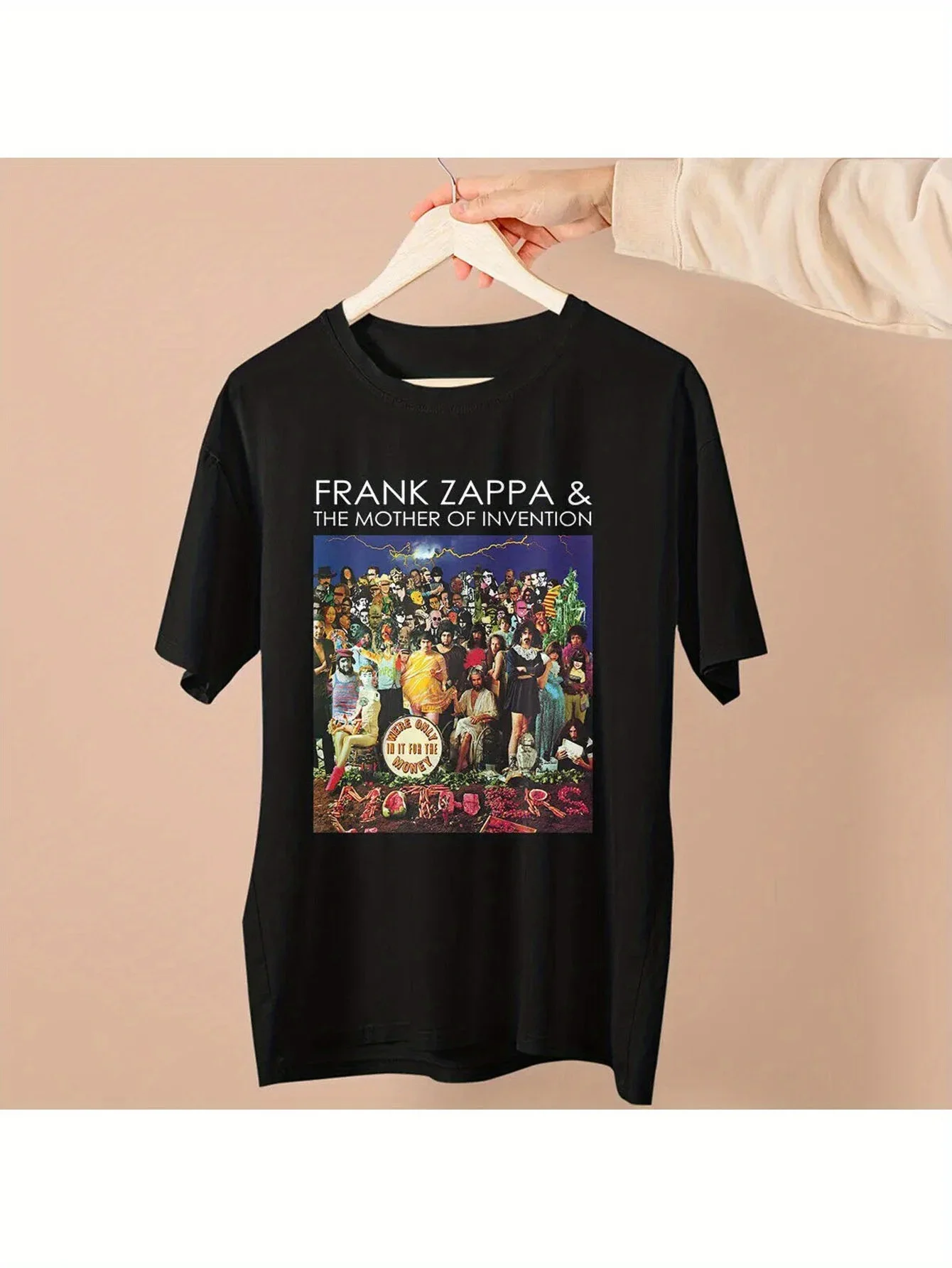 فرانك زابا وأمهات الاختراع نحن فقط من أجل المال تي شيرت أنيمي الملابس Harajuku ملابس رجالية قميص #1