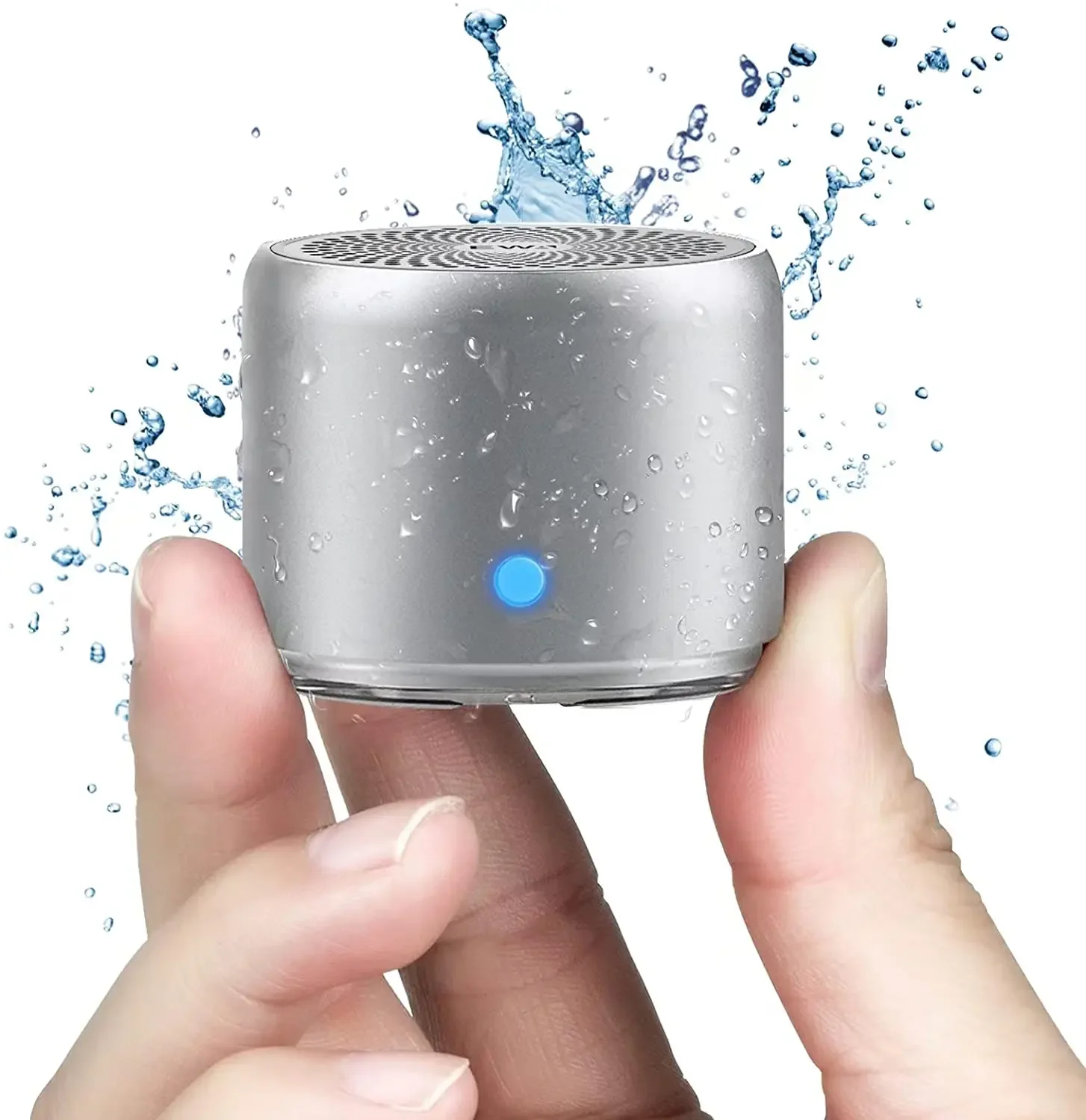 Imagen de EWA Mini Altavoz Bluetooth Metal Bajos Pesados Al Aire Libre 5.0, IPX7 Impermeable Portátil Audio Inalámbrico A106PRO Reproductor de Música Altavoces