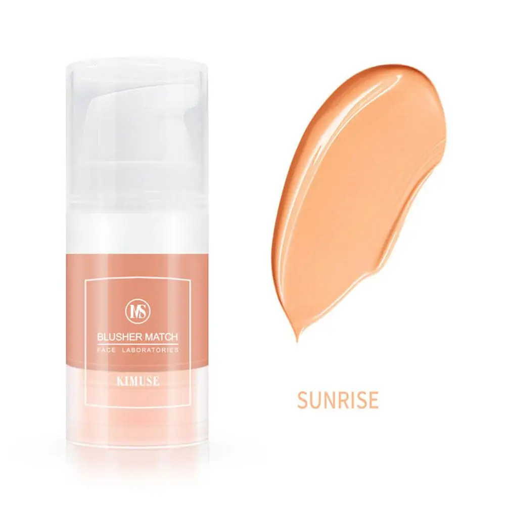 4 Colors Multifunction Liquid Face Blusher Contour Liquid Natural Long-lasting Women Matte Cream Blush Cheek Makeup Cosmeti A8F3