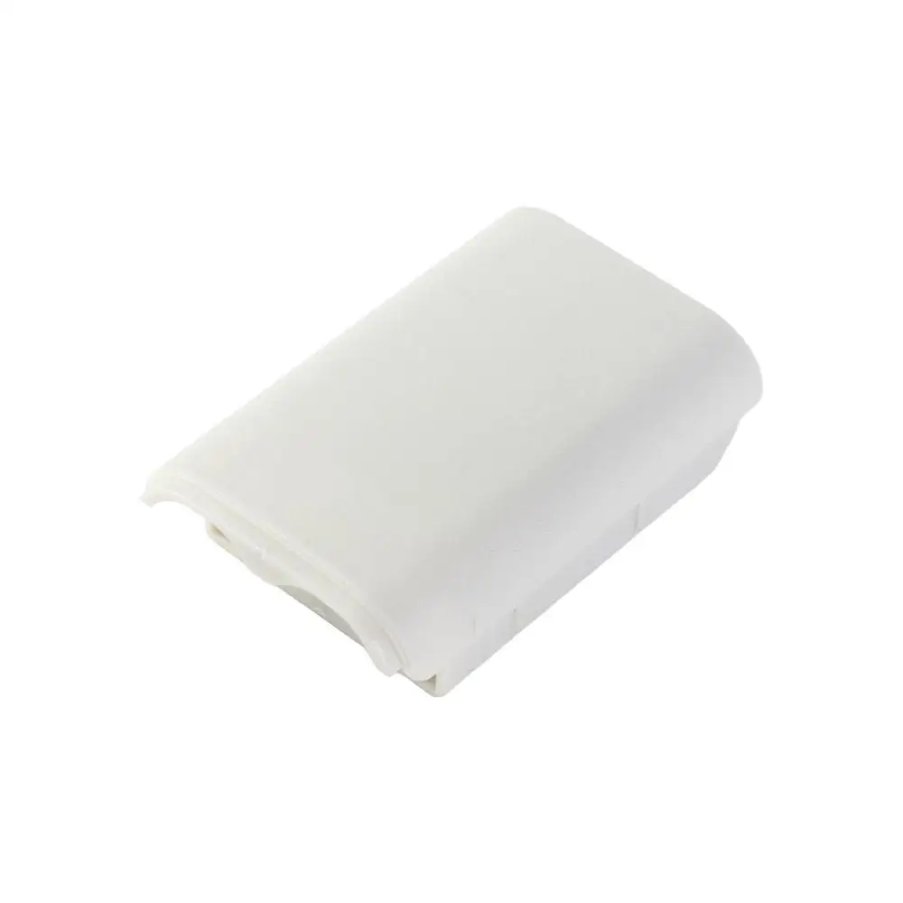 Funda de batería de juego para mando inalámbrico, cubierta de batería AA para Xbox 360, color blanco y negro