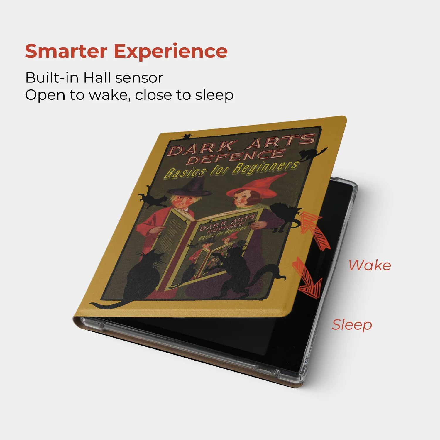 twosheep Magic Book Abnehmbare Magnetische Hülle Passend für Boox Go7 Go Color7 GenII GenI Leaf3 Leaf3c Leaf2 7" mit Auto-Sleep-Funktion – Detail 5
