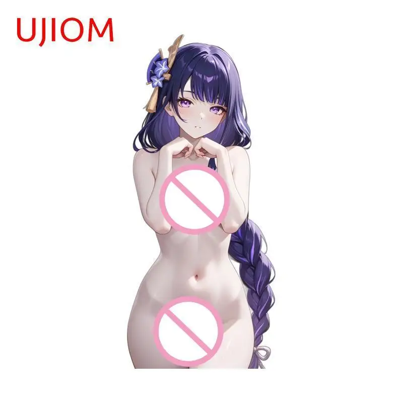 UJIOM Genshin impact Wall Sticker Raiden Shogun seductive eye catching Amusing Decal Creative Personality adhesive wallpaper