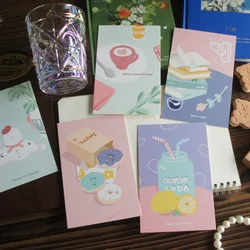 15pcs Afternoon Tea in Cartoon World Design As Post Card Gift Greeting Gift Card Party Invitation Scrapbooking Use