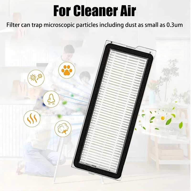 Vacuum Accessories For Roborock Qrevo S/Qrevo Pro/Qrevo Maxv Cleaner Robot Mop Cloth Pads Vacuum Dust Bags Hepa Filters