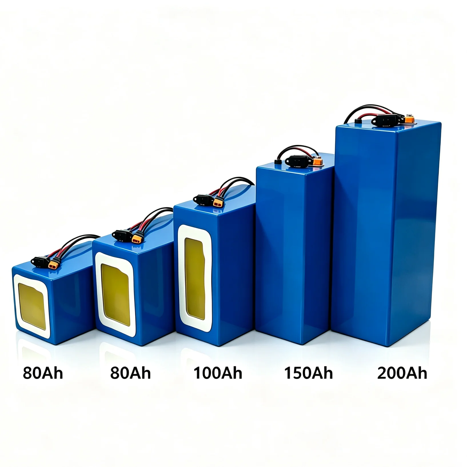 36V LiFePO4 Deep Cycle Battery 50Ah-200Ah High Capacity Smart BMS 3500W for Golf Cart RV Solar Marine Off-Grid