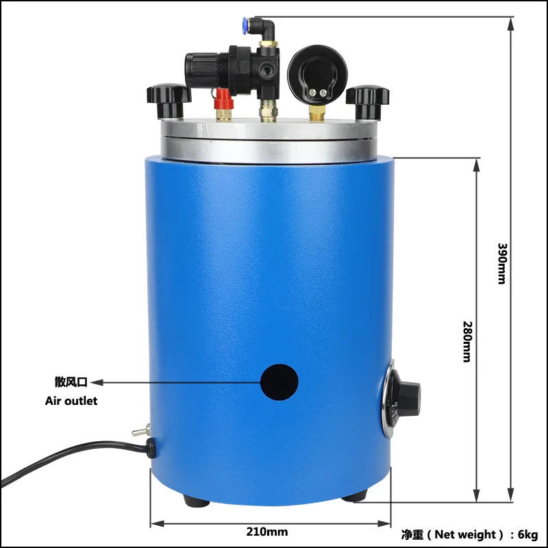 110V/220V Wax Injection Machine Plastic Molding Machine Round Shot Wax Mold Forming Machine Barrel Wax Injection Machine