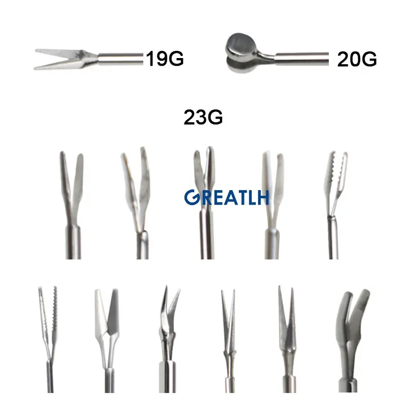 GREATLH Capsulorhexis Forceps Retinal Capsulorhexis Forceps Intraocular Titanium Alloy Ophthalmic Surgery Instrument