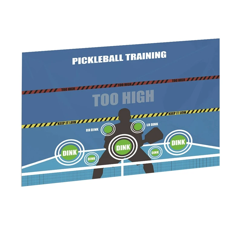 Practicing Wall Stickers Pickleball Dink Pad Practice Board Poster Rebounder Training Aid