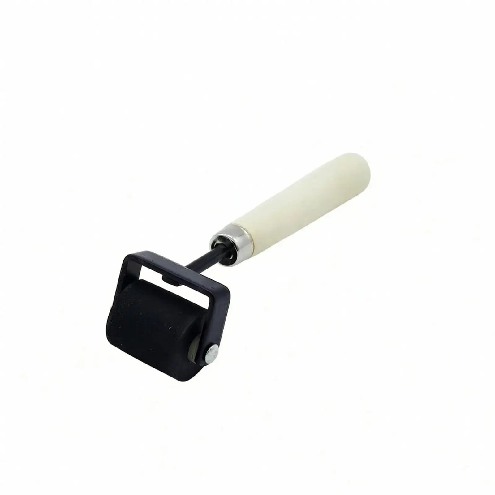 Easy to Use Printmaking Roller | Comfortable Wood Handle, Rubber printing tool, for Block Printing