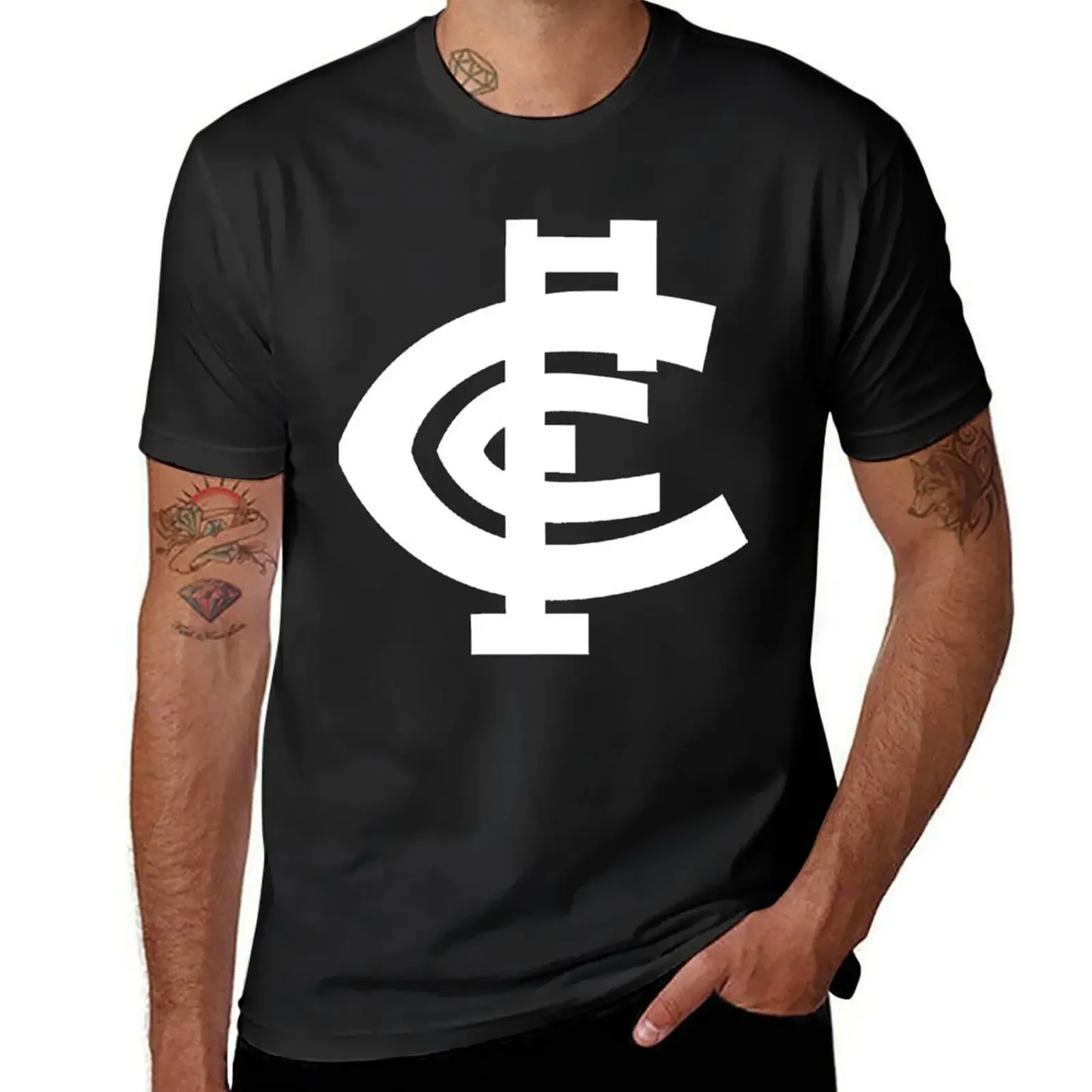 Carlton-logo T-Shirt blanks anime stuff heavyweight t shirts for men