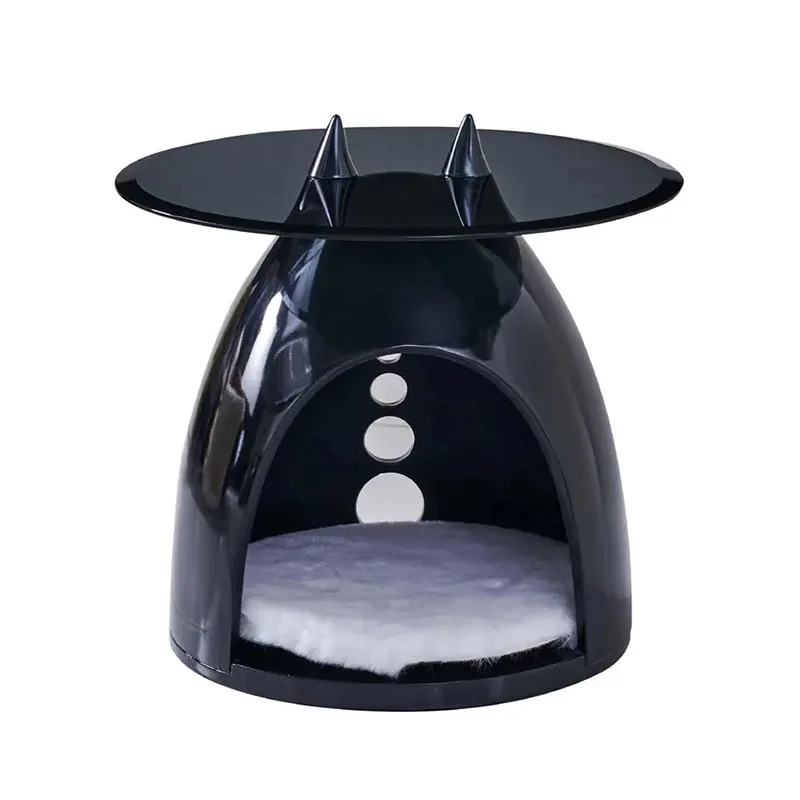 

Coffee table living room household network cable creative cat nest edge table simple light luxury small apartment modern