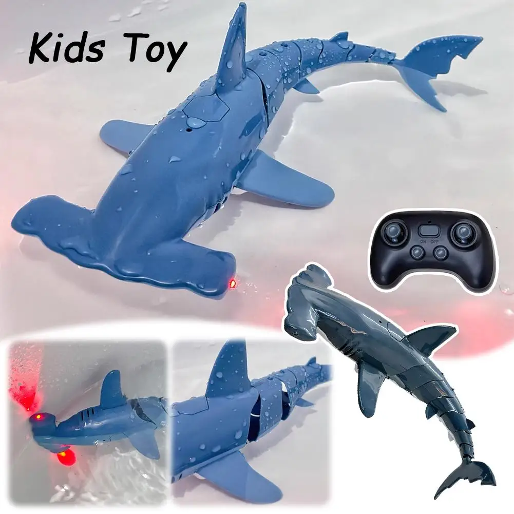 

Новая радиоуправляемая игрушка-акула Hammerhead: подводная модель-лодка для детей с функциями погружения, игрушка для ванной и бассейна