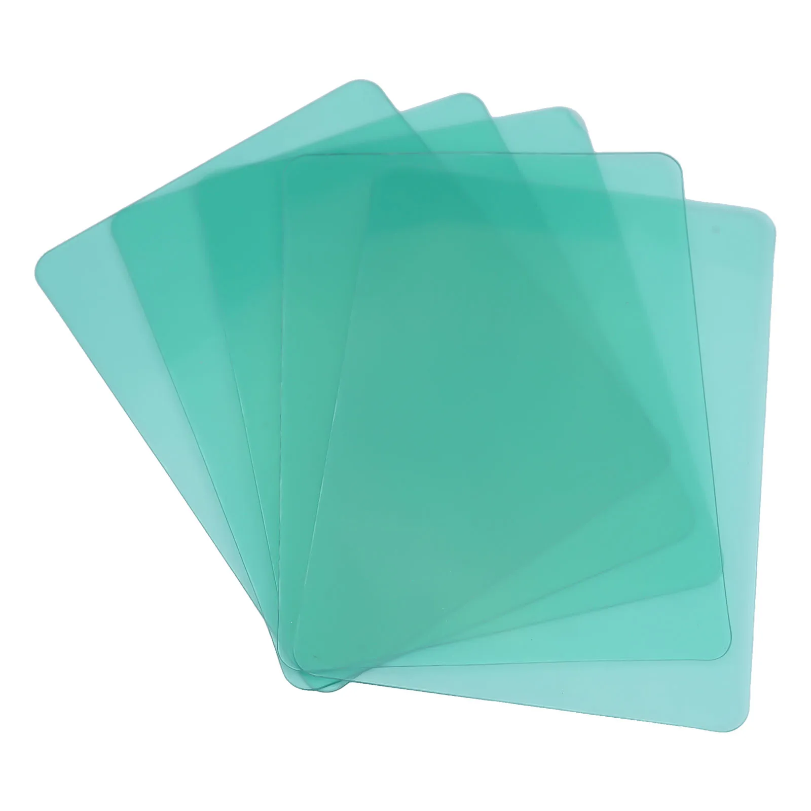 5Pcs/Set PC Protective Film Head-mounted Welding Helmet Anti-Spatter Lens 0.7-2mm Thickness Welding Helmet Protective Film