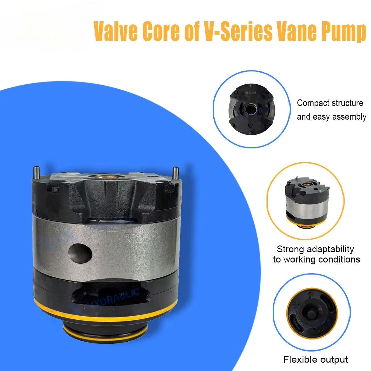 20v/25v/35v/45v Hydraulic Pump Cartridge Kits with Oil Vane Pump 200 Bar 1 HP