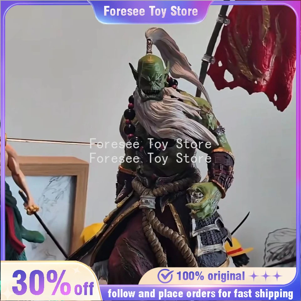 

45cm Blade Master Samuro Figure Warcraft Anime surroundings Figures Collection Desktop ornament decorations Best Gifts for boys