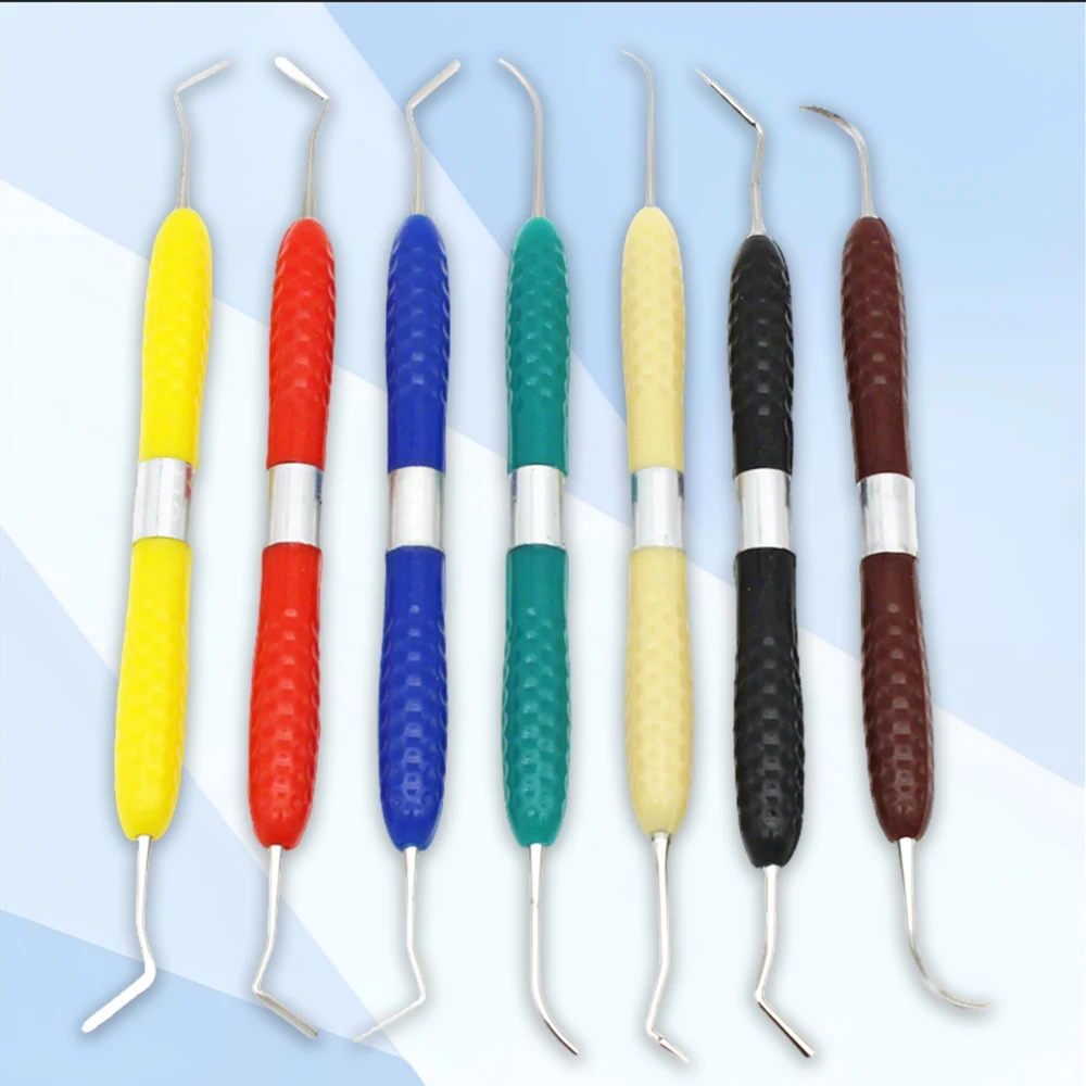 

Dental Resin Filler Tool for Aesthetic Restoration Silicone Handle Composite Filling Repair Spatula Equipment Set