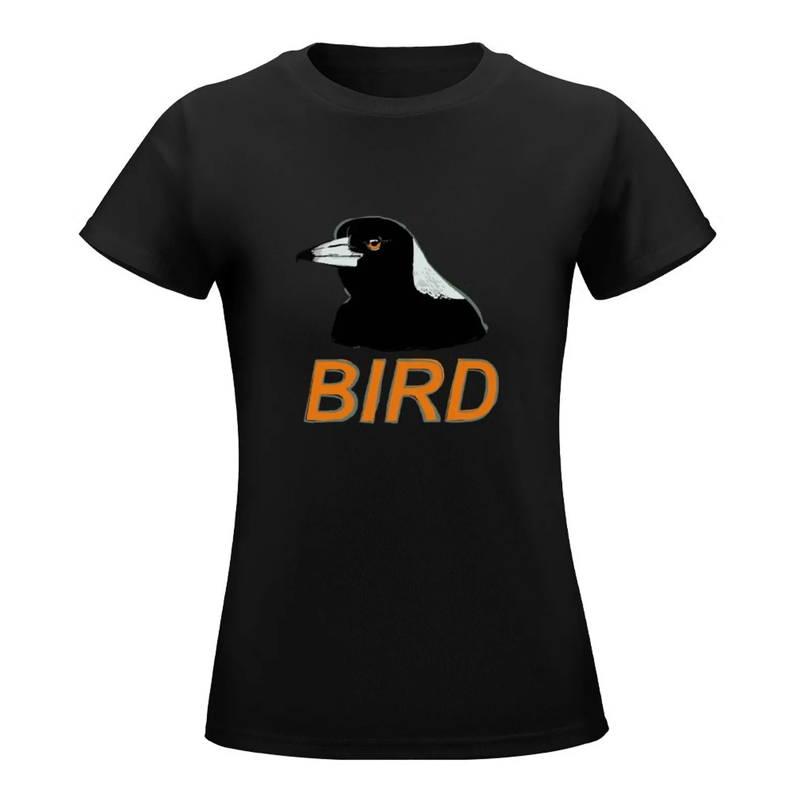 BIRD - Australian Magpie T-Shirt animal print shirt for girls Blouse Women clothing