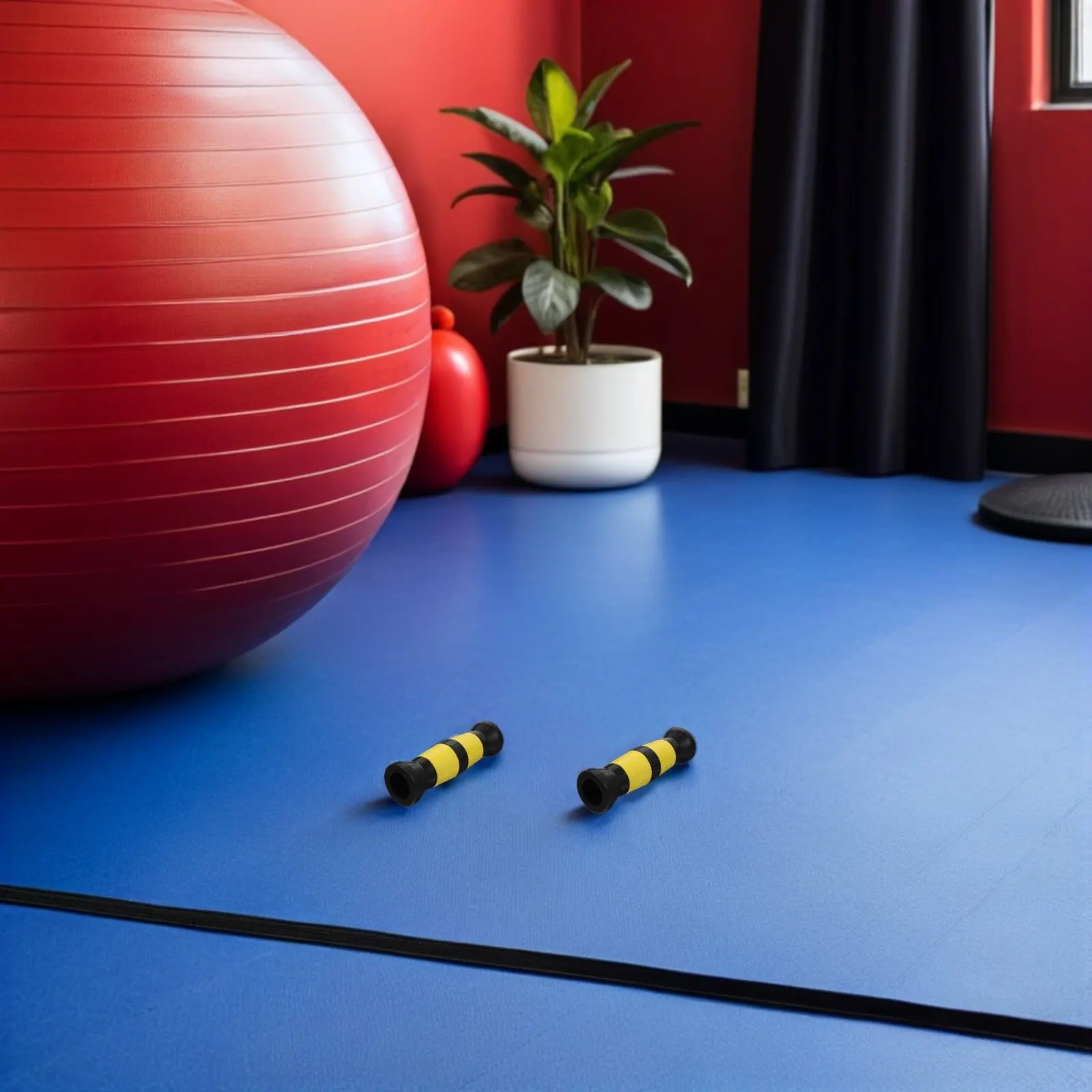 

2 шт. Защитные накладки на ручки гантелей, нескользящие ПВХ-чехлы для штанг, толстые износостойкие накладки для силовых тренировок и тяжелой атлетики