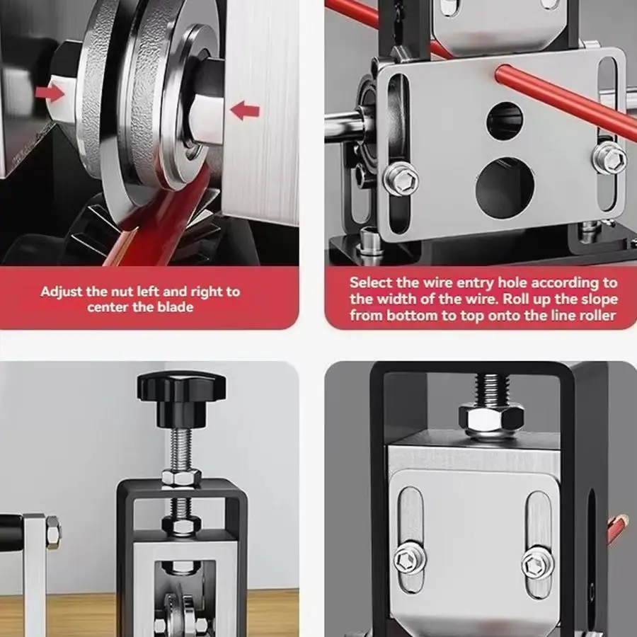 Portable Wire Stripping Tool 2-25mm Household Small Cable and Wire Stripping Machine