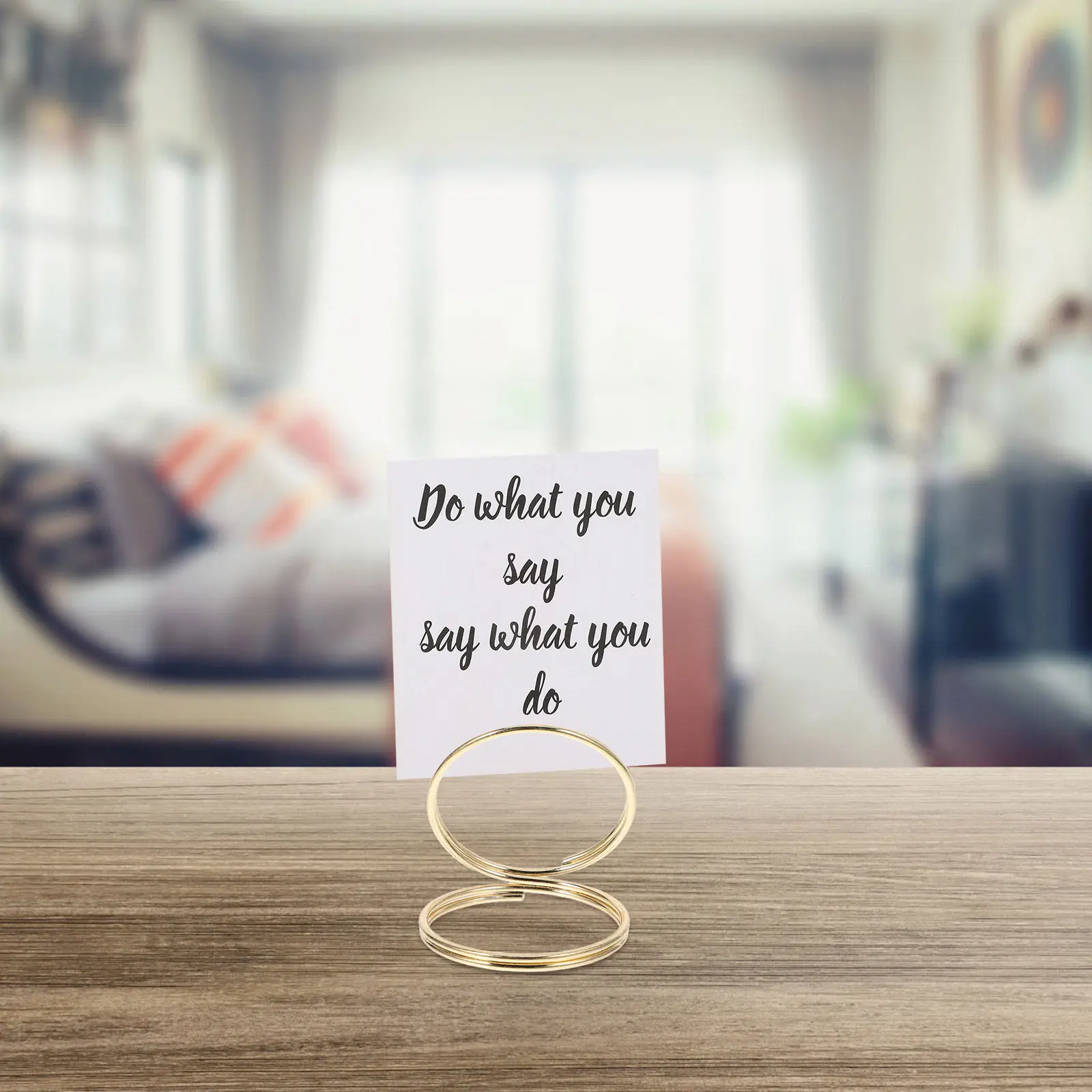 50Pcs Strong Card Holders Modern Metal Photo Display Clip for Table Numbers Wedding Centerpieces Restaurant Menu