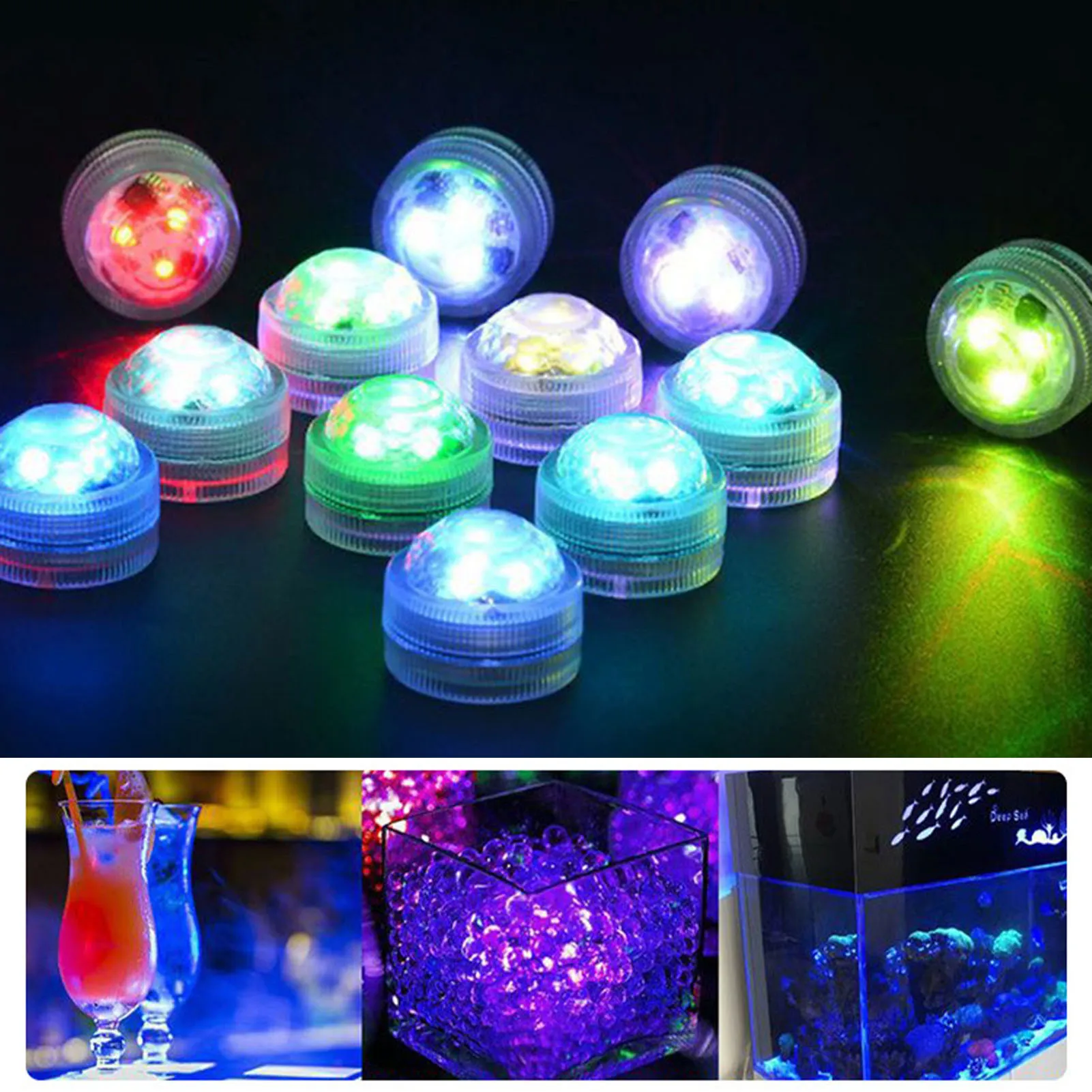 

Underwater Remote Controlled LED Light right Multicolor Wedding Party LED Light Suitable for Holiday Fountain