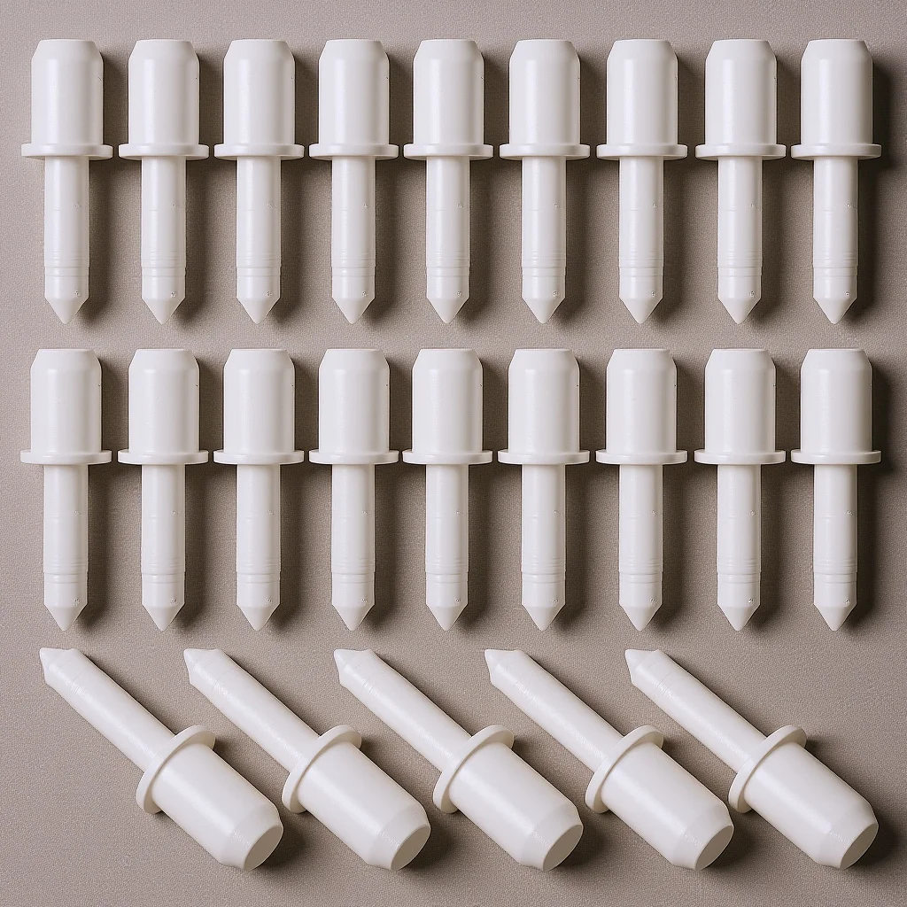 

60Pcs Shutter Replacement Pins Plastic Repair Parts Portable Easy Install Telescopic Louvers Window Furniture Accessories